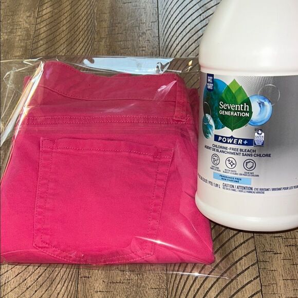 Lipstick💄Pink Charter Club’s Bristol Skinny Ankle Pink Cotton Stretch Jeans 👖 - Picture 12 of 17